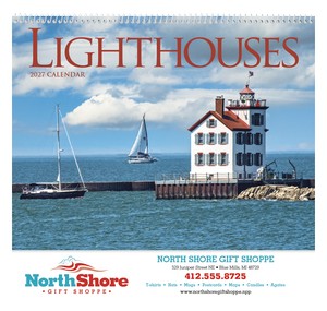 Triumph Calendars Lighthouses Calendar cover image