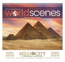 Triumph Calendars World Scenes with Recipe Calendar cover image