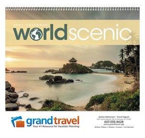 Triumph Calendars World Scenic Calendar cover image