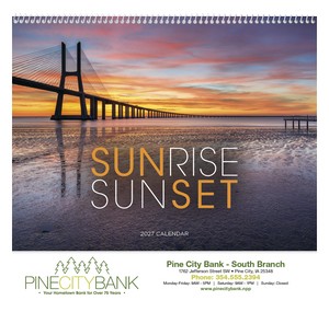 Triumph Calendars Sunrise Sunset Calendar cover image