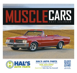 Triumph Calendars Muscle Cars Calendar cover image