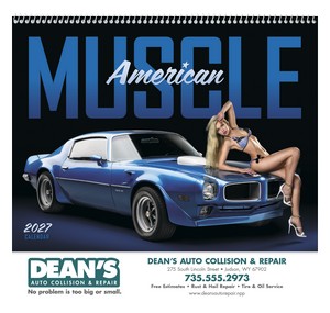 Triumph Calendars American Muscle Calendar cover image