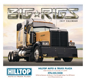 Triumph Calendars Big Rigs Calendar cover image