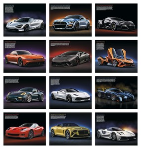 Triumph Calendars Exotic Cars Calendar month image