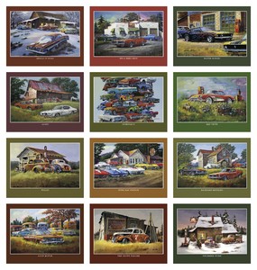 Triumph Calendars Junkyard Classics by Dale Klee Calendar month image