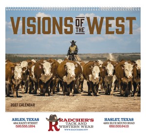 Triumph Calendars Visions of the West Calendar cover image