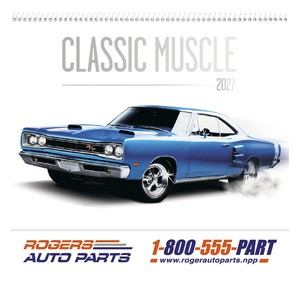 Triumph Calendars Classic Muscle Cars Calendar cover image