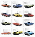 Triumph Calendars Classic Muscle Cars Calendar month image