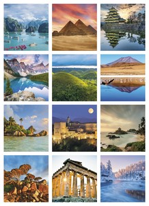 Triumph Calendars World Scenic Calendar month image