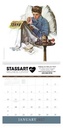 Triumph Calendars The Saturday Evening Post Illustrations by Norman Rockwell Calendar open image