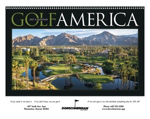 Triumph Calendars Golf America Calendar cover image
