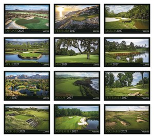 Triumph Calendars Golf America Calendar month image