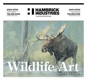 Triumph Calendars Wildlife Art Calendar cover image
