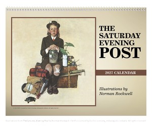 Triumph Calendars The Saturday Evening Post Illustrations by Norman Rockwell Calendar cover image