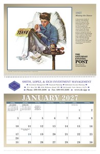 Triumph Calendars The Saturday Evening Post Illustrations by Norman Rockwell Calendar open image