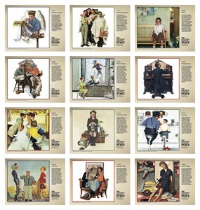 Triumph Calendars The Saturday Evening Post Illustrations by Norman Rockwell Calendar month image