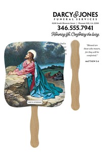 Skinner & Kennedy Christ In Gethsemane - Pictorial Fan combined image
