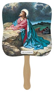 Skinner & Kennedy Christ In Gethsemane - Pictorial Fan image