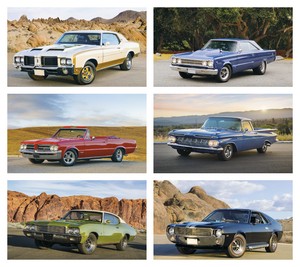 Triumph Calendars Muscle Cars Calendar month image