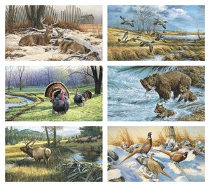 Triumph Calendars Wildlife Art Calendar month image