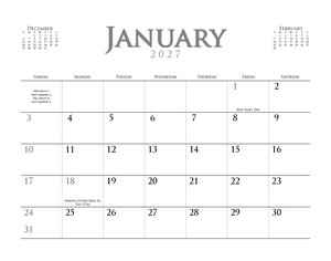 Triumph Calendars Executive Small Quantity Appointment Calendar image