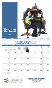 the Saturday Evening Post Norman Rockwell Appointment Calendar - Spiral open image
