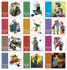 the Saturday Evening Post Norman Rockwell Appointment Calendar - Spiral month image