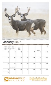 HotLine Products Wildlife Appointment Calendar - Spiral open image