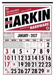 Skinner & Kennedy Commercial 12-Sheet Calendar image