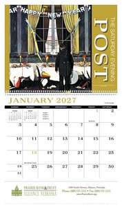 the Saturday Evening Post Saturday Evening Post Appointment Calendar - Spiral open image