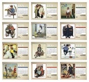 Triumph Calendars The Saturday Evening Post Large Desk Calendar month image