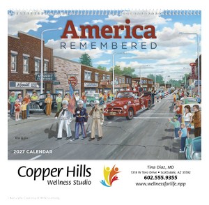 HotLine Products America Remembered Appointment Calendar - Spiral cover image