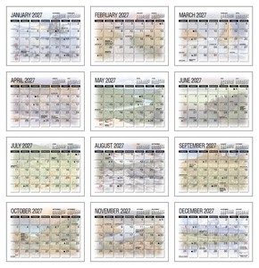 Triumph Calendars America's Beauty Desk Calendar month image
