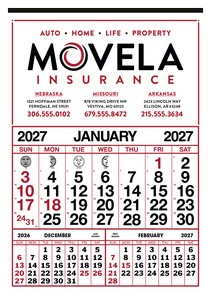 Skinner & Kennedy Commercial 12-Sheet Calendar image