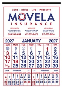 Skinner & Kennedy Commercial 12-Sheet Calendar image