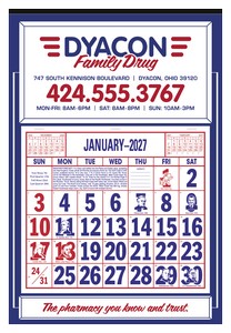 Skinner & Kennedy Apron Calendar image