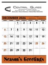 Triumph Calendars Orange & Black Contractor Memo Calendar image