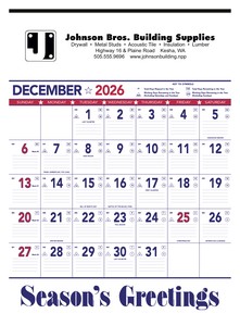 Triumph Calendars Patriotic Contractor Memo Calendar image