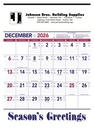 Triumph Calendars Patriotic Contractor Memo Calendar image