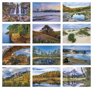 HotLine Products Our Beautiful America Executive Calendar month image