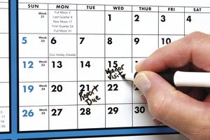 Triumph Calendars Span-A-Year (Laminated with Marker) Calendar image