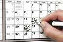 Triumph Calendars Black & White Span-A-Year Laminated w/Marker Calendar image