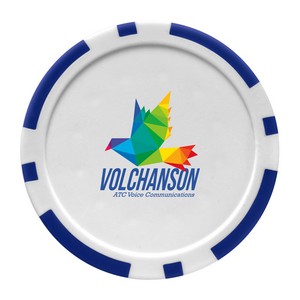 62577 blue poker chip image