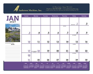 Triumph Calendars Scenic Desk Pad image