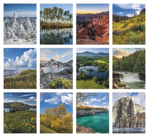 Triumph Calendars Scenic Desk Pad month image