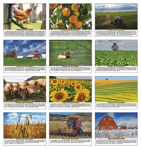 Triumph Calendars Scenic Almanac month image