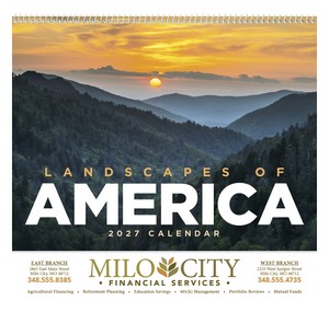 Good Value Landscapes of America - Spiral Calendar cover image