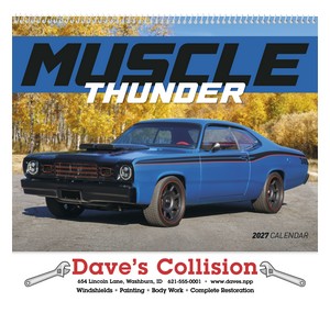 Good Value Muscle Thunder - Spiral Calendar cover image