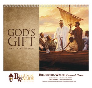 Good Value God's Gift w Funeral Pre-Planning Sheet - Spiral Calendar cover image