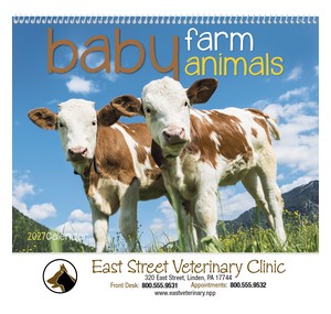 Good Value Baby Farm Animals - Spiral Calendar cover image